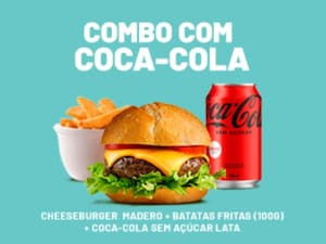 Combo Promoțional Madero Coca Cola Fără Zahăr