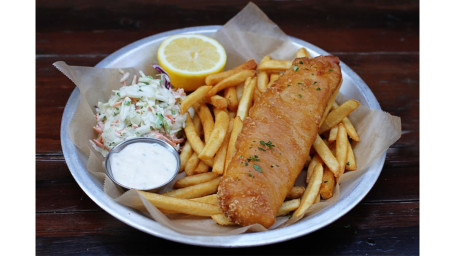 Battered Fish Chips (Lunch Portion)