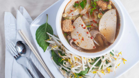 Special Central Vietnamese Noodle Soup Bún Bò Huế