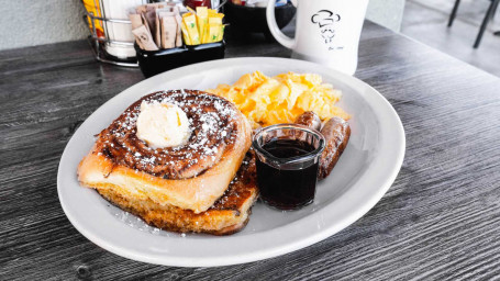 Cinnamon Roll French Toast Combo