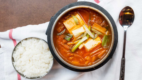 Kimchi Chigae In Spicy Soup