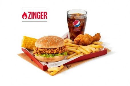 Zinger Box Meal Cu Pui La Pc