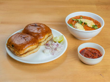 Pav Bhaji With Amul Butter (2 Pcs)