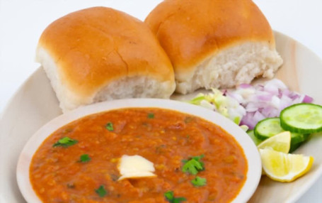 Jain Pav Bhaji With Amul Butter