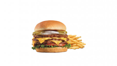 Triple Steakburger 'N Fries