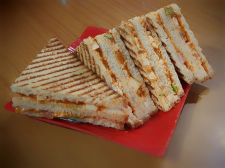 Piri Piri Paneer Double Decker Sandwich