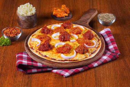 Pizza Cu Pui Tikka Kheema (Crustă Subțire)