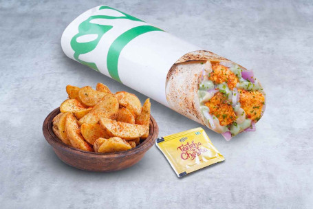 Masala Paneer Tikka Wrap Wedges Mini Meal (Extra Savings)