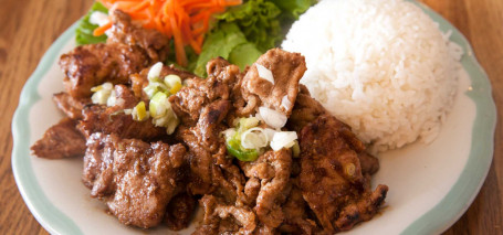 BBQ Pork Rice Plate 燒豬肉飯 COM THIT NUONG