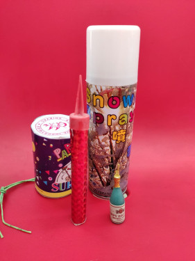 Combo Of Candle , Spray , Party Pop