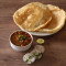 Chole Bhature (2Pcs) Onion Salad