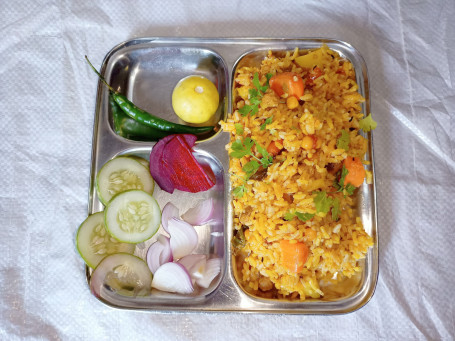 Pulao Rice With Sambhar