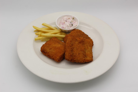 Crumbed Fish And Chips, 3 Nos