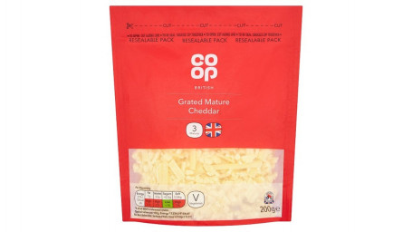 Co Op Grated Mature Cheddar Cheese