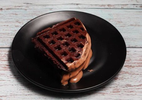 Milk Chocolate Waffle In Chocolate Base