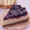 Eggless Blueberry Cheesecake Slice