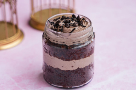 Eggless Chocolate Cake Jar