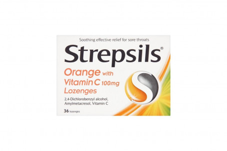 Strepsils Orange Vitamin C