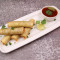 Spring roll with chilli sauce