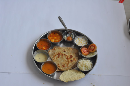 Spacial Jain Paratha Thali