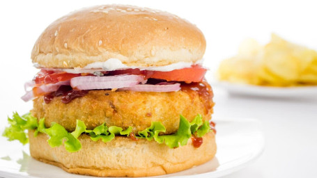 Chilli Garlic Burger Vadapav