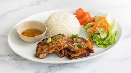 Grilled Pork Chops With Rice