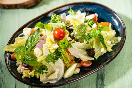 A Traditional Greek Salad