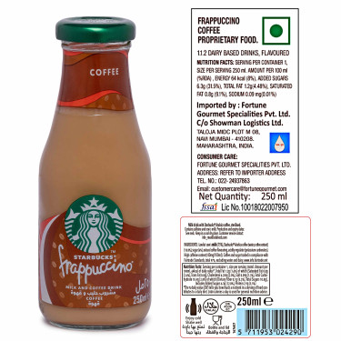 Bottled Coffee Frappuccino