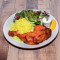 Tandoori Chicken with Rice and Salad
