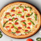 8 Onion, Tomato And Capsicum Pizza