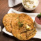 Paneer Paratha With Tomato Ketchup Pickle) Per Plate 2 Pcs