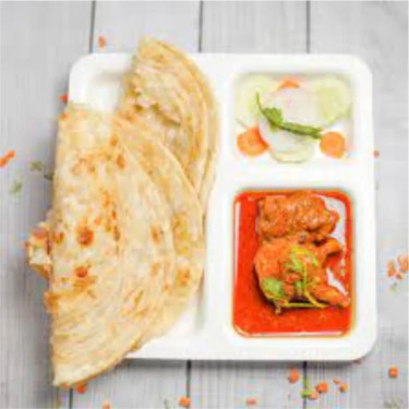 Butter Chicken Butter Paratha Combo