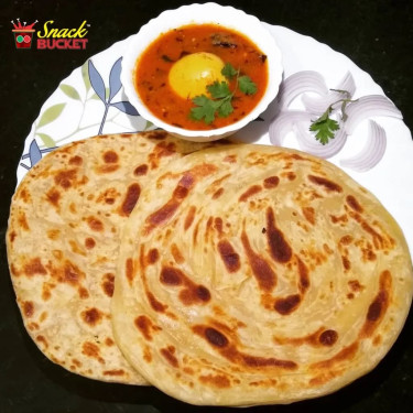 Uovo Masala In Burro Paratha Combo