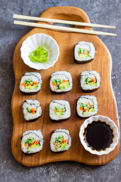 Cucumber Carrot Sushi