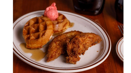 Belgian Waffle With Tenders