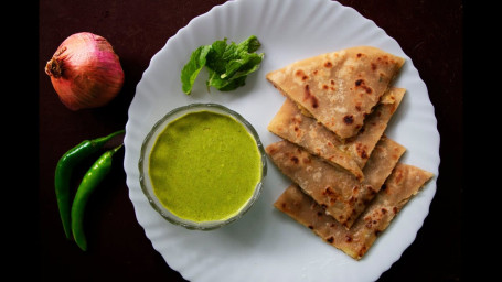 1 Aloo Paratha Green Chatni