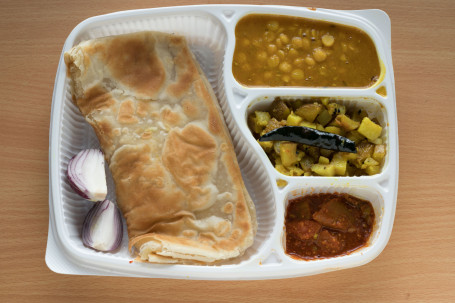 Plain Paratha With Sabji 1 Pc