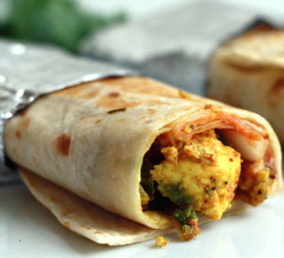 Veg Kathi Paneer Roll [1 Pc]