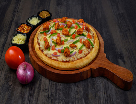 7 Personal Butter Chicken Pizza