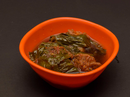 Pork with Lai Patta (Mustard Greens)(Zero oil recipe)
