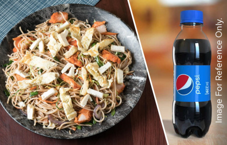 Mixed Chow Mein Pepsi