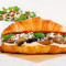 Croissant Sandwich Zijsalade Combo