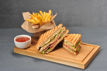 Kaffene Veg Club Sandwich