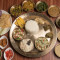 Veg Thali(Rice, Daal, Fry Veg Mix Veg Khaar Salad/Pickle)