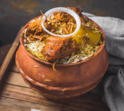 Shahi Chicken Dum Biryani(Full) And Chicken Masala(Half)