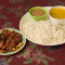 Rice With Pork Intestine(Rice+Dal+Sabji+Pork Intestine)