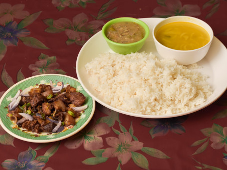 Rice With Pork Fry