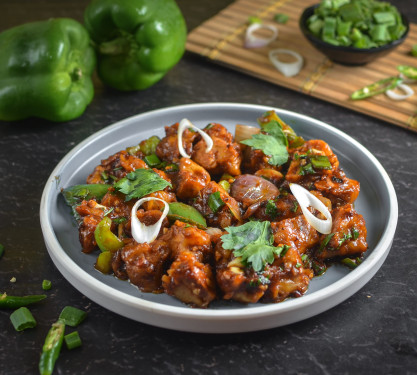 Chilli Chicken (Boneless,8 Pieces)