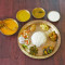 Assamese Thali With Bhokuwa Fish Curry