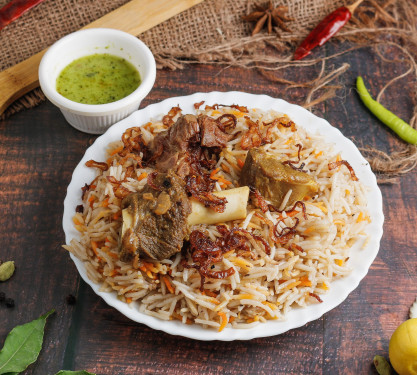 Mutton Biryani Half(Hyderabadi Style)